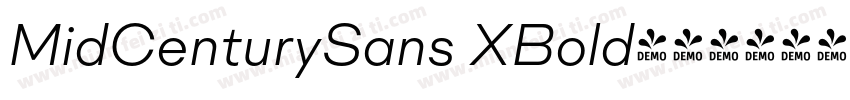 MidCenturySans XBold字体转换